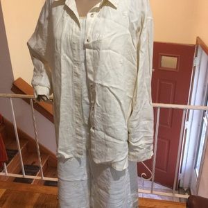 Two piece yellow long sleeve